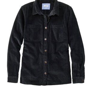 L.L. Bean Black Corduroy Shirt